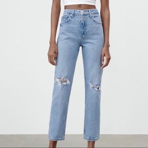 Zara high rise jeans